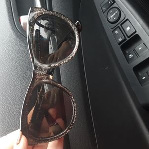Gucci gold glitter limited edition sunglasses